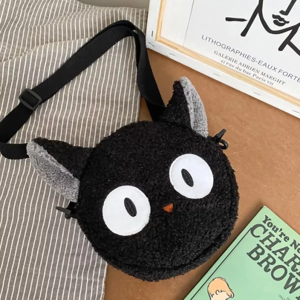 黑貓可愛玩偶包×斜背包